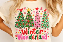 Winter Wonderland Christmas Crayon PNG Product Image 4
