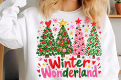 Winter Wonderland Christmas Crayon PNG Product Image 5