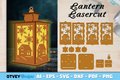 Winter Wonderland Lantern Lasercut File Product Image 1