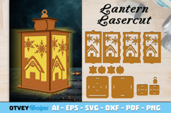 Winter Wonderland Lantern Lasercut File Product Image 1