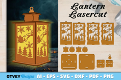 Winter Wonderland Lantern Lasercut File Product Image 1