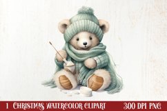 Winter Wonderland Postage Stamp Clipart , Christmas PNG Product Image 1
