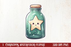 Winter Wonderland Postage Stamp Clipart , Christmas PNG Product Image 1