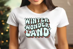 winter wonderland retro SVG quote