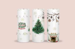 winter wonderland skinny tumbler sublimation wrap with high resolution and transparant background are for 20oz and 30oz skinny tumbler