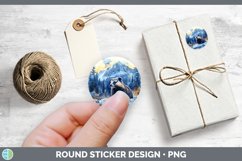GorgeousWinter Woodland Animals Stickers design.