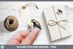 GorgeousWinter Woodland Animals Stickers design.