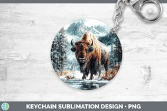 GorgeousWinter Woodland Animals Keychain design.