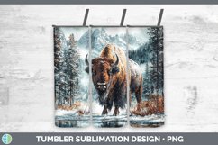 GorgeousWinter Woodland Animals Tumbler design.