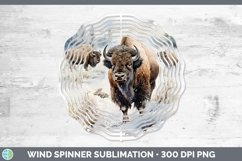 GorgeousWinter Woodland Animals Wind Spinner design.