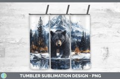 GorgeousWinter Woodland Animals Tumbler design.