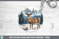 GorgeousWinter Woodland Animals Keychain design.