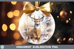 GorgeousWinter Woodland Animals Ornament design.