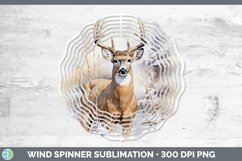 GorgeousWinter Woodland Animals Wind Spinner design.