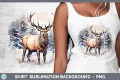 GorgeousWinter Woodland Animals Shirt design.