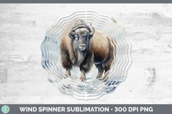 GorgeousWinter Woodland Animals Wind Spinner design.