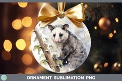 GorgeousWinter Woodland Animals Ornament design.