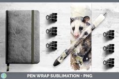 GorgeousWinter Woodland Animals Pen Wrap design.