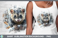 GorgeousWinter Woodland Animals Shirt design.