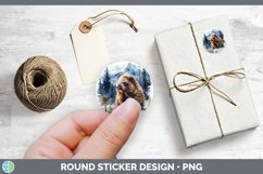 GorgeousWinter Woodland Animals Stickers design.