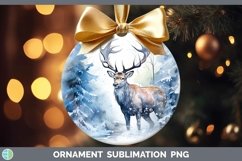 GorgeousWinter Woodland Animals Ornament design.