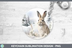 GorgeousWinter Woodland Animals Keychain design.