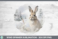 GorgeousWinter Woodland Animals Wind Spinner design.