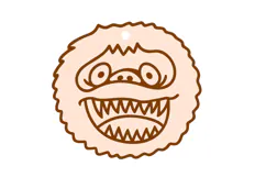 Playful Winter Yeti Ornament Laser Cut SVG Design Product Image 2