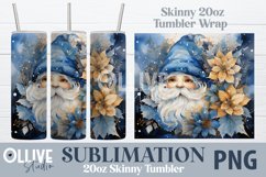 Christmas Gnome Tumbler Sublimation 20oz Wrap PNG Product Image 1