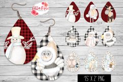 Winter Friends | 9 Sets of Teardrop Earrings PNGs Product Image 1