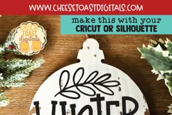 Winter Wonderland | Christmas Ornament SVG for Rounds Product Image 2