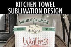 Winter Wonderland Pink Snowman | Towel Sublimation Design Product Image 2