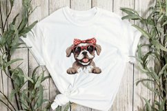 Cute Dog With Headband Sublimation Product Image 2