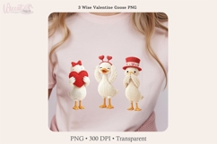 wise valentine goose, 3 Wise Goose PNG See Hear Speak Product Image 6