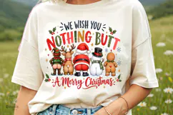 Funny Wish You Nothing But A Merry Christmas Holiday Season Product Image 3