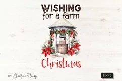 Wishing For a Farm Christmas PNG | Christmas Sublimation Product Image 3