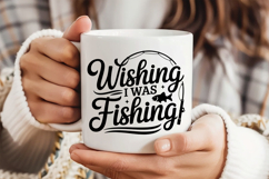 Wishing I Was Fishing SVG, Retirement SVG Product Image 3