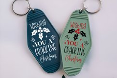 Wishing You A Cracking SVG , Christmas Motel Keychain SVG Product Image 3