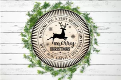Wishing You A Very Merry Christmas SVG ,Christmas SVG Design Product Image 2