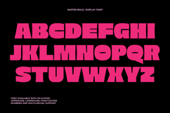 Wister - Bold Font Product Image 7