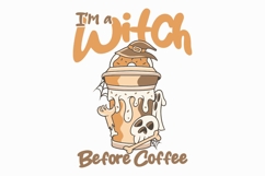 I&#039;m a Witch Before Coffee Halloween T-shirt Product Image 1