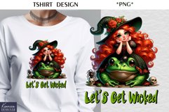 Cartoon Halloween Witch|Funny Halloween Quotes T Shirt Product Image 1