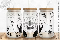 Witch 16 oz libbey can glass PNG, witchcraft can glass png Product Image 1