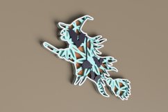 Halloween laser cut file - Layered Witch Product Image 4