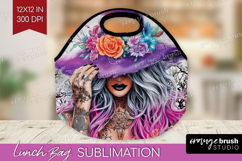 Witch Halloween Lunch Bag Spooky Season Lunch Bug PNG Product Image 1