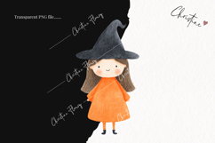 Cute Halloween Witches Clipart | Halloween PNG Product Image 2