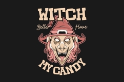 Witch Halloween Character T-shirt Design Product Image 1