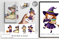 Digital Paper Witch School Days Product Image 1