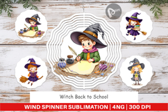 Wind Spinner Witch School Days Product Image 1