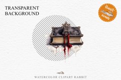 Witch Books Scary Halloween Wizard Clipart PNG Scrapbooking Art Tale Image Watercolor Transparent Print illustration sublimation creepy printable digital
